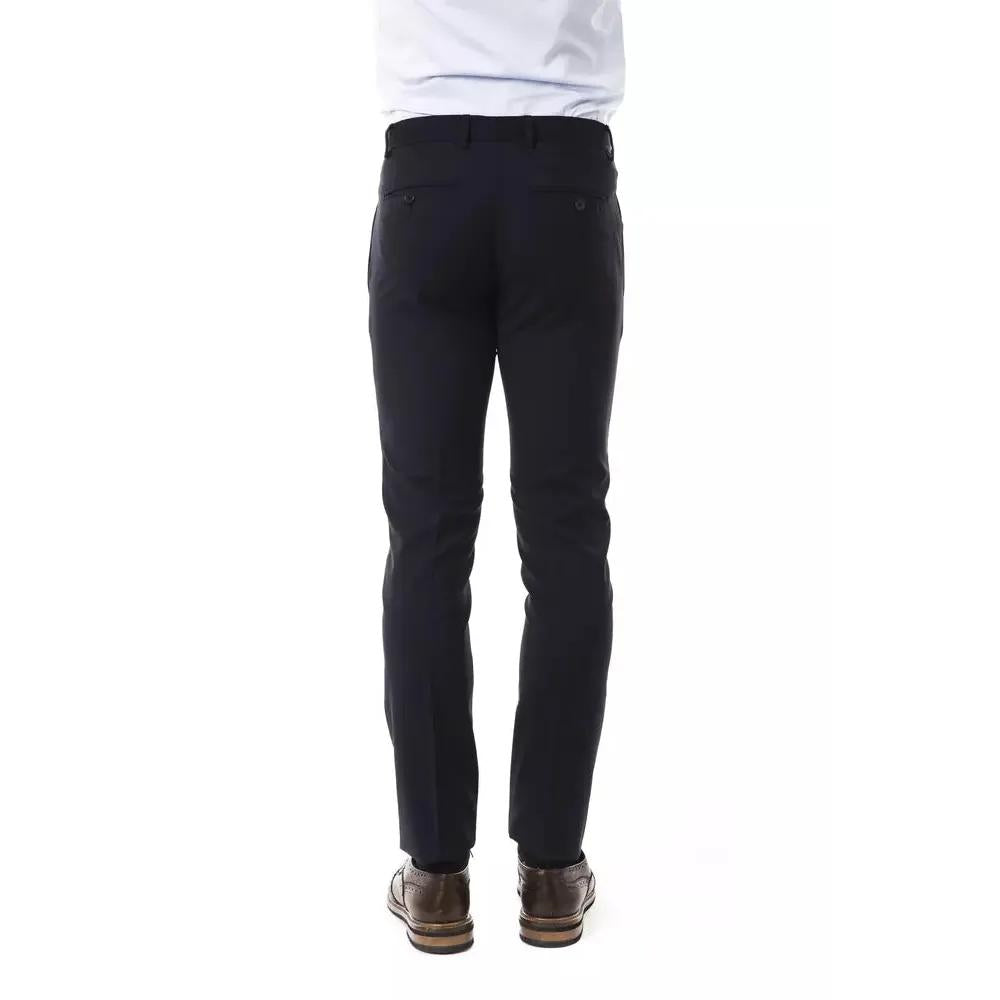 Uominitaliani Gray Wool Men's Suit Pant