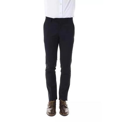 Uominitaliani Gray Wool Men's Suit Pant