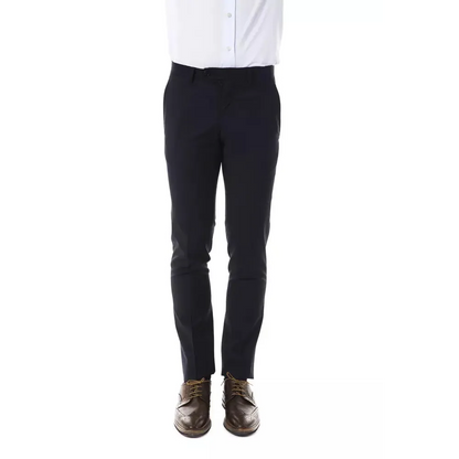 Uominitaliani Gray Wool Men's Suit Pant