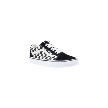 Vans Black And White Fabric Sneakers