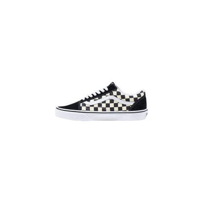 Vans Black And White Fabric Sneakers