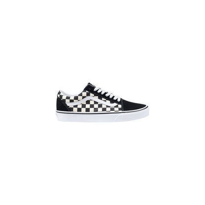 Vans Black And White Fabric Sneakers