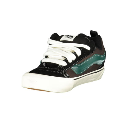 Vans Black Leather Men Sneakers