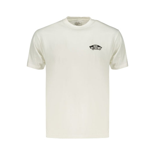 Vans White Cotton Men's T-Shirt