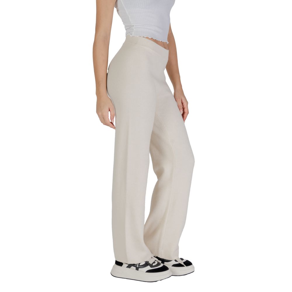 Vero Moda Cream Viscose Pant
