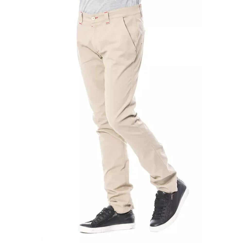 Verri Beige Cotton Men Chino Pant