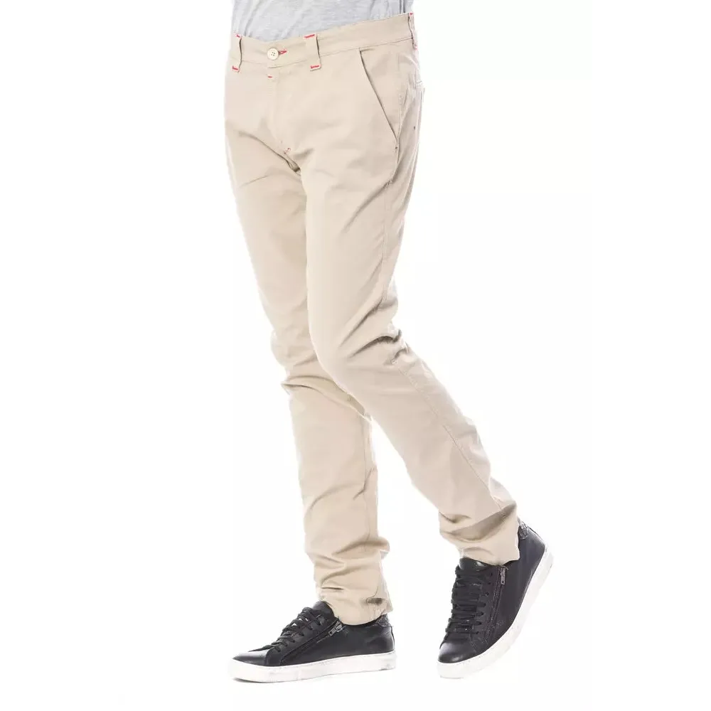 Verri Beige Cotton Men Chino Pant