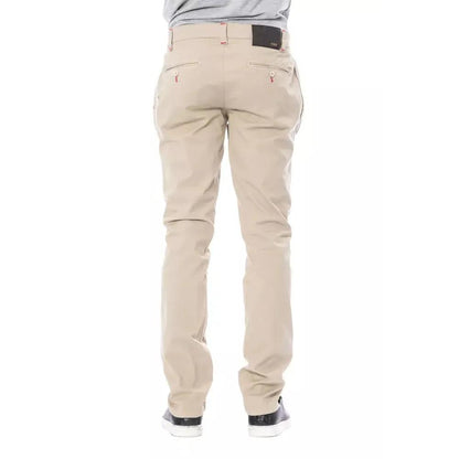 Verri Beige Cotton Men Chino Pant