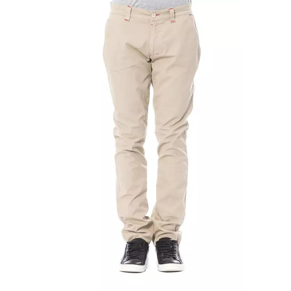Verri Beige Cotton Men Chino Pant