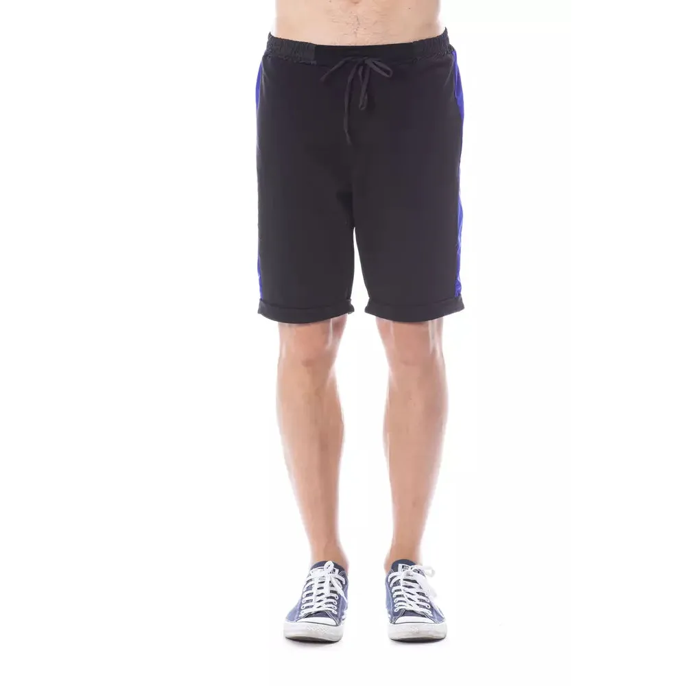 Verri Black Cotton Men's Short