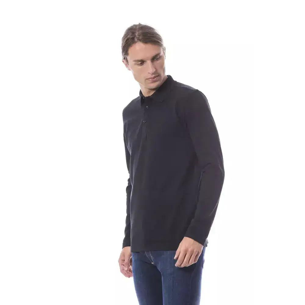 Verri Blue Cotton Men Polo Shirt (Lagersalg)