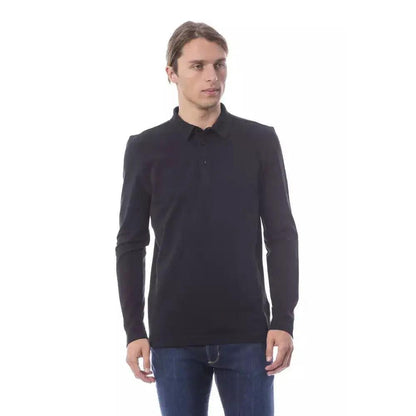 Verri Blue Cotton Men Polo Shirt (Lagersalg)