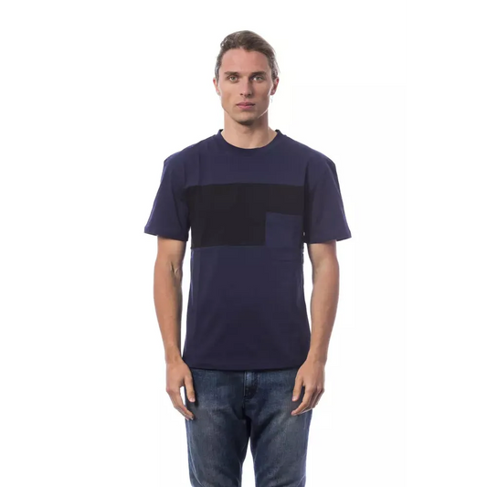 Verri Blue Cotton Men T-Shirt
