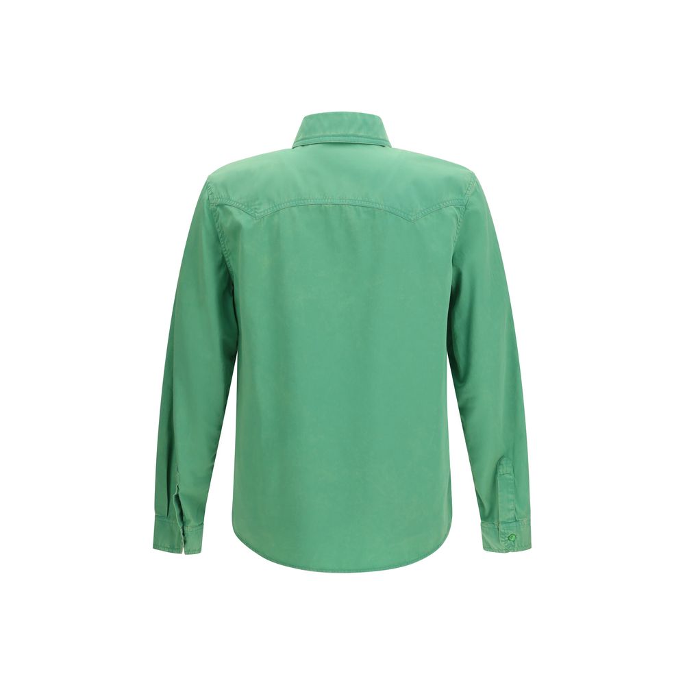 Versace Bicolor Cotton Shortsleeve Shirt