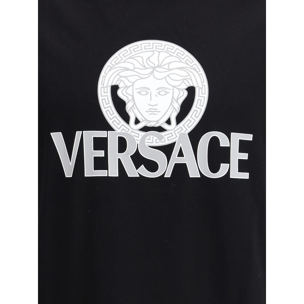 Versace Black Cotton T-Shirt