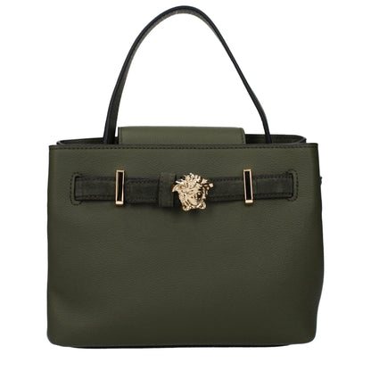 Versace Green Leather Handbag