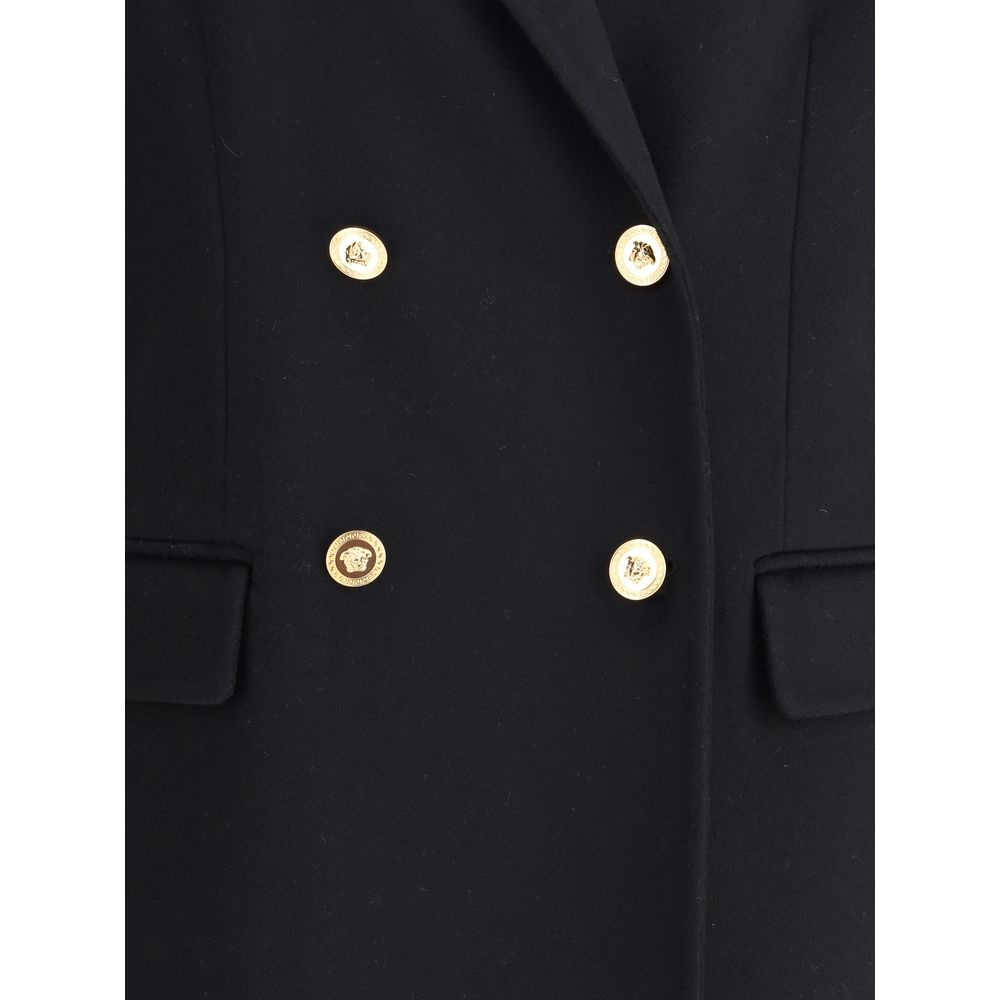 Versace Wool and cachemire Double-breasted Coat