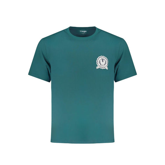 Wrangler Verde Cotton Men T-Shirt