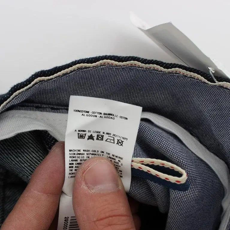 Acht Blue Cotton Regular Straight Fit Jeans