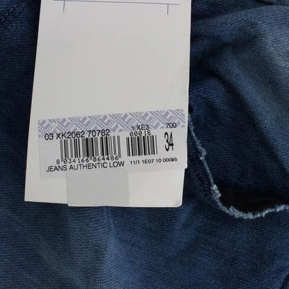 Acht Blue Wash Denim Cotton Stretch Slim Fit Jeans