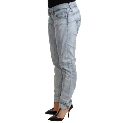 Acht Chic Light Blue Push Up Denim Jeans