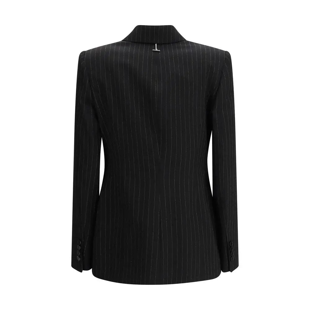 Alexander McQueen Black Wool Blazer - Blazer