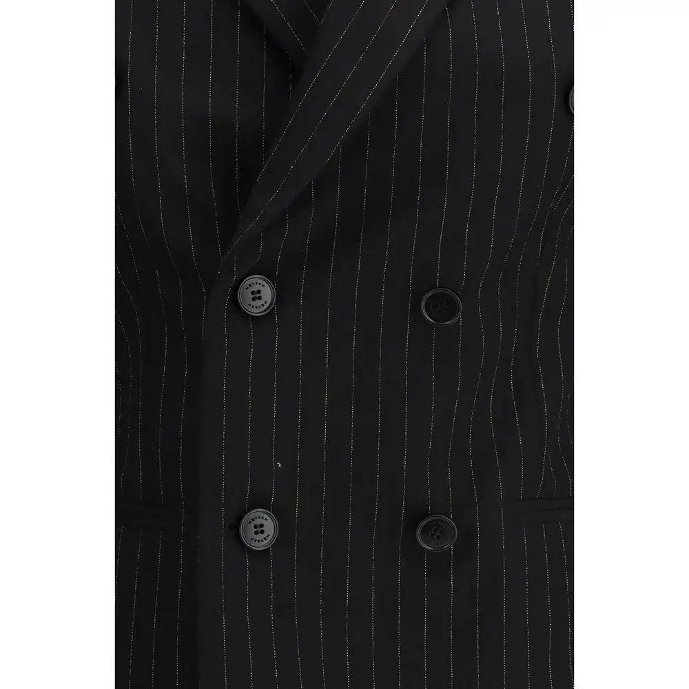 Alexander McQueen Black Wool Blazer - Blazer