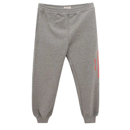 Alexander McQueen Gray Cotton Athletic Pants