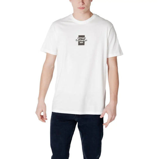 Armani Exchange White Cotton Sportswear - T-shirts