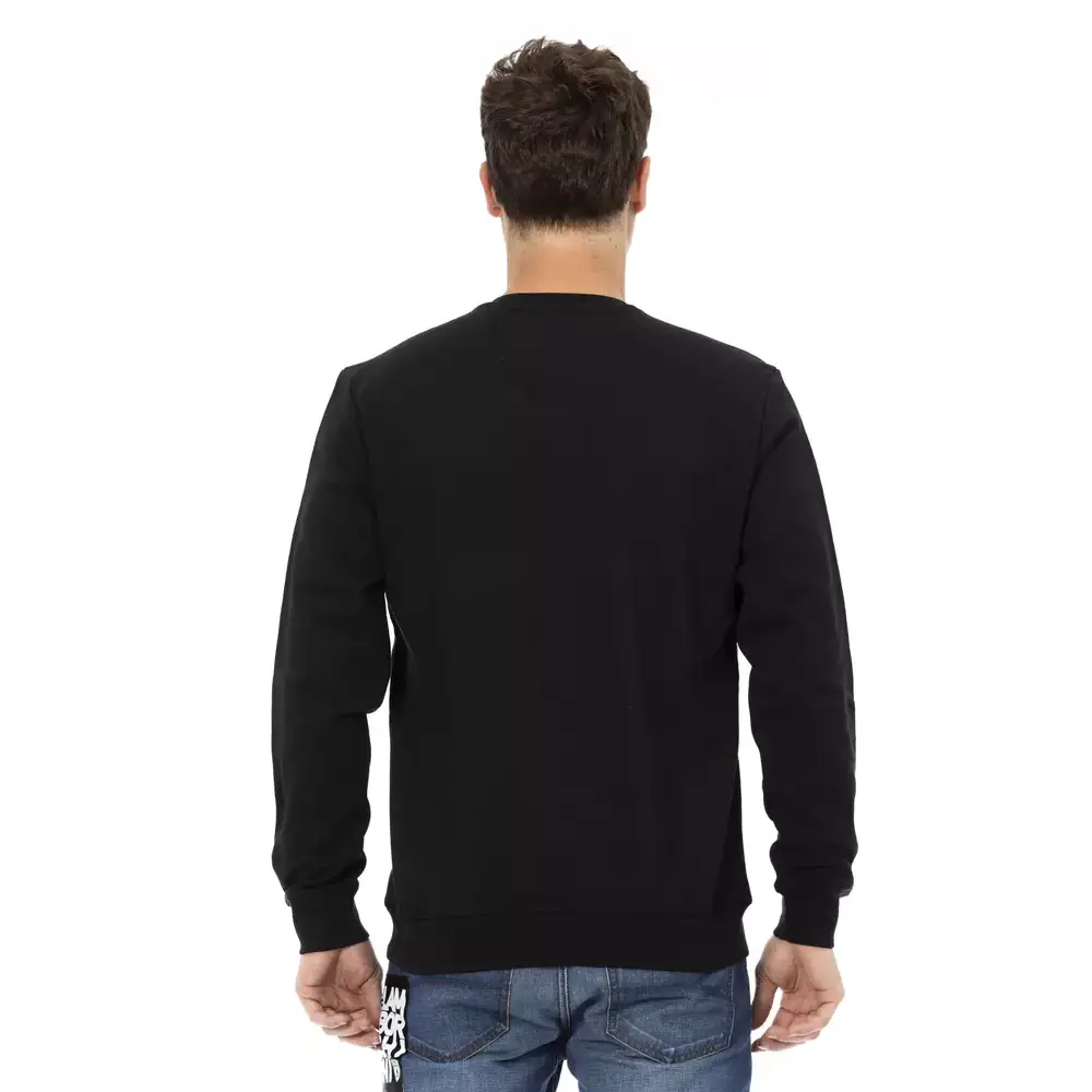 Automobili Lamborghini Black Cotton Men’s Sweater - Sweaters