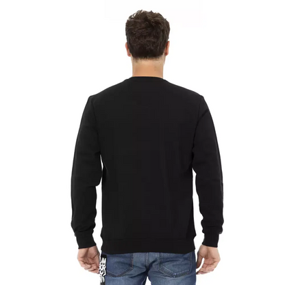 Automobili Lamborghini Black Cotton Men’s Sweater - Sweaters