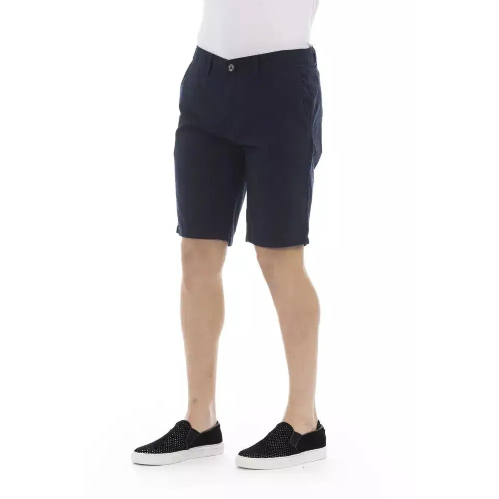 Baldinini Trend Blue Cotton Men's Bermuda Short