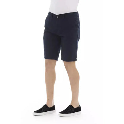 Baldinini Trend Blue Cotton Men's Bermuda Short