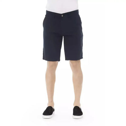 Baldinini Trend Blue Cotton Men's Bermuda Short