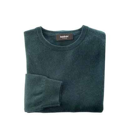 Baldinini Trend grøn cashmere sweater, 100% originale brands