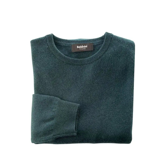 Baldinini Trend grøn cashmere sweater, 100% originale brands