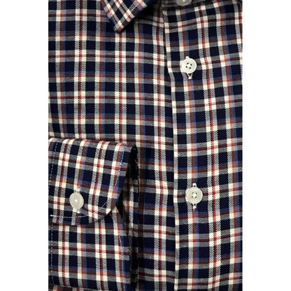 Baldinini Trend Multicolor Cotton Plaid Shirt