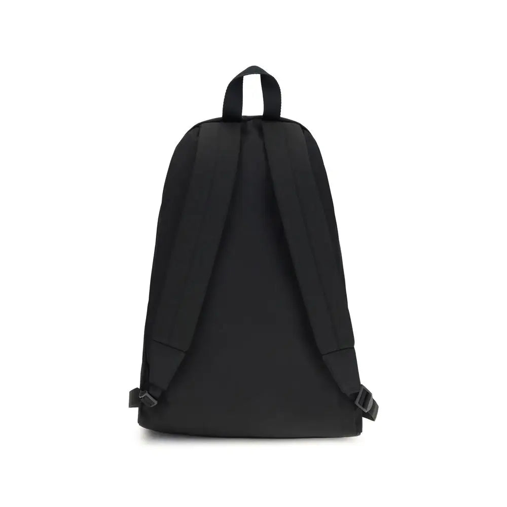 Balenciaga black polyamide backpack med justerbare stropper og top-håndtag