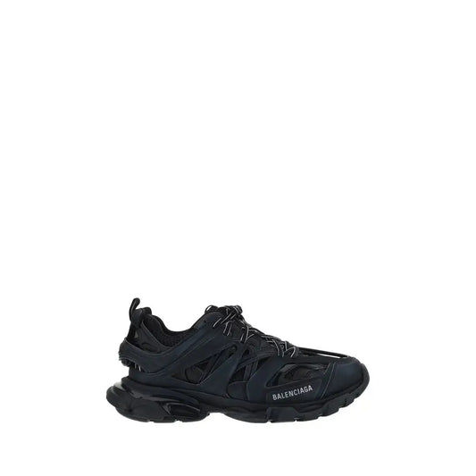 Balenciaga black polyester sneakers med chunky sål i høj kvalitet