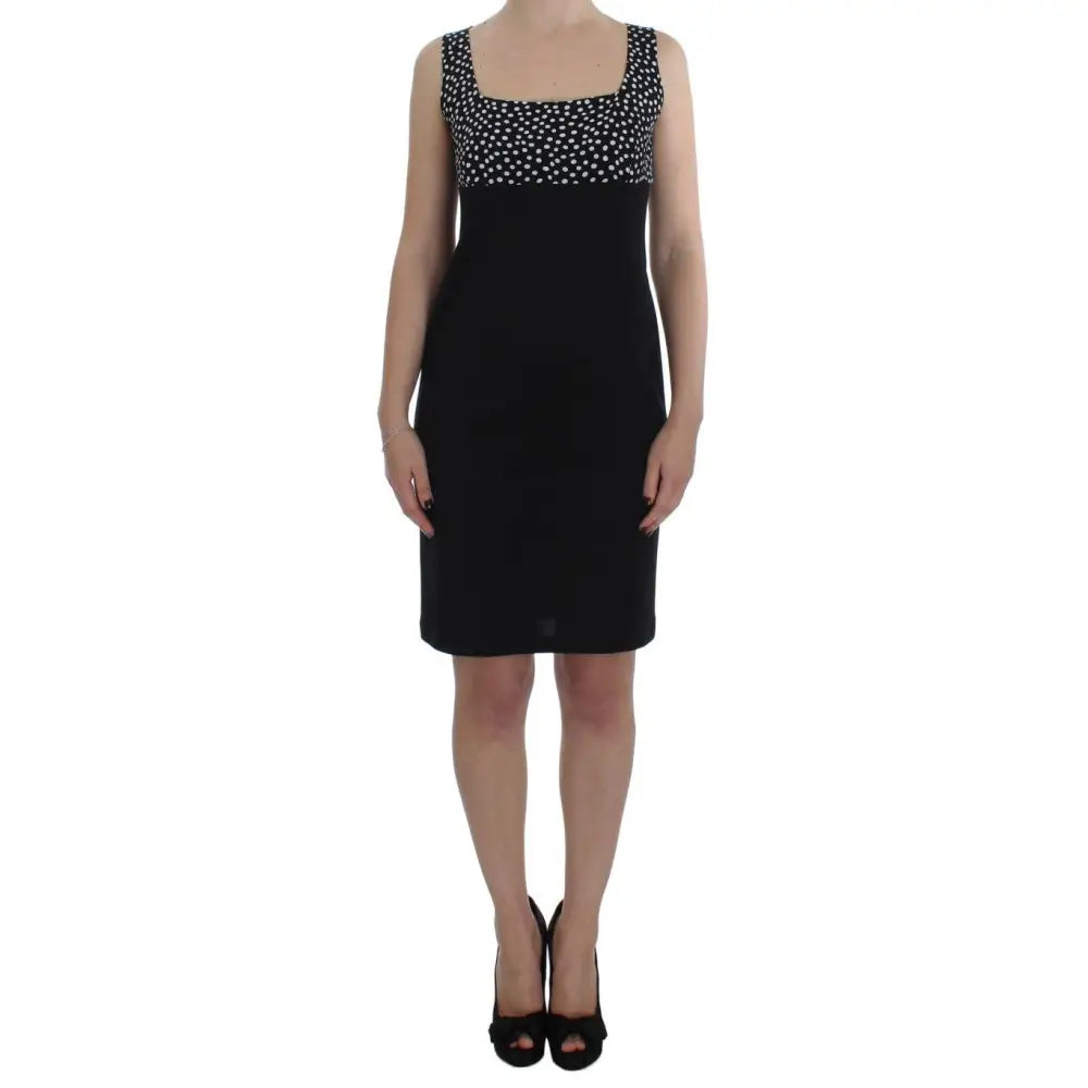 BENCIVENGA Black Stretch Sheath Dress & Sweater Set