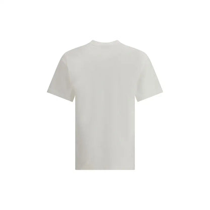 Minimalist Burberry hvide bomulds t-shirt i off-white bomuld