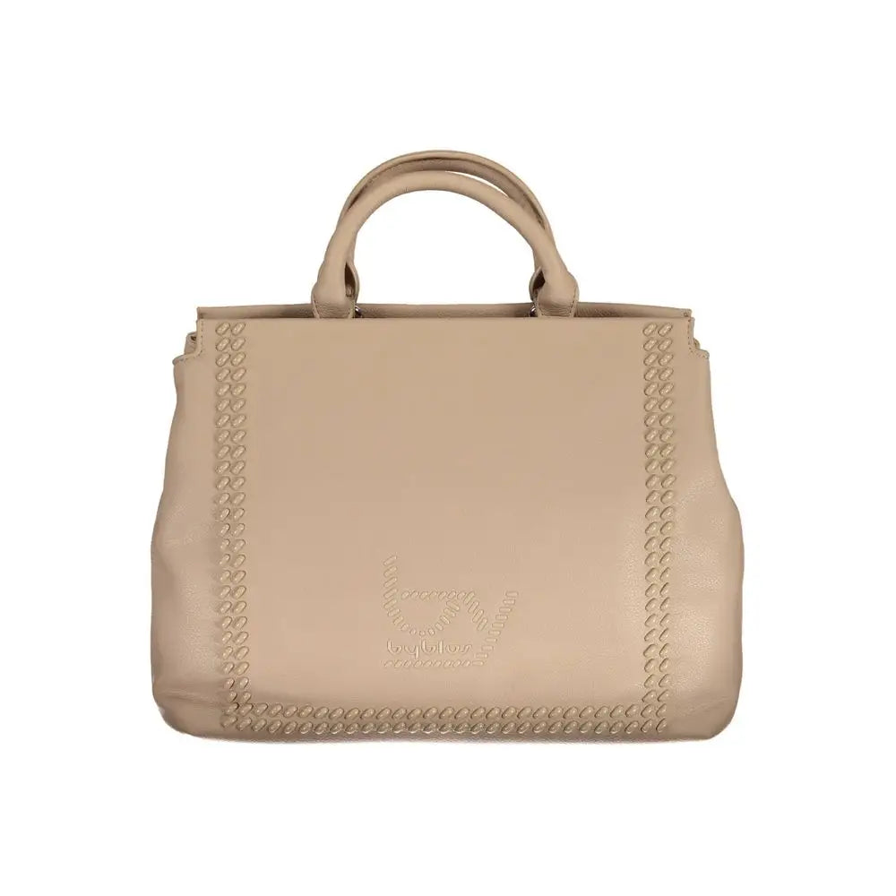BYBLOS Beige Polyurethane Women Handbag - Håndtasker