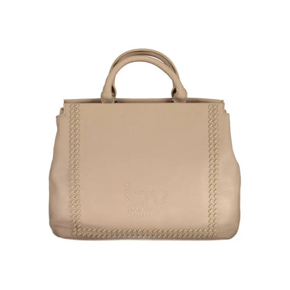 BYBLOS Beige Polyurethane Women Handbag - Håndtasker