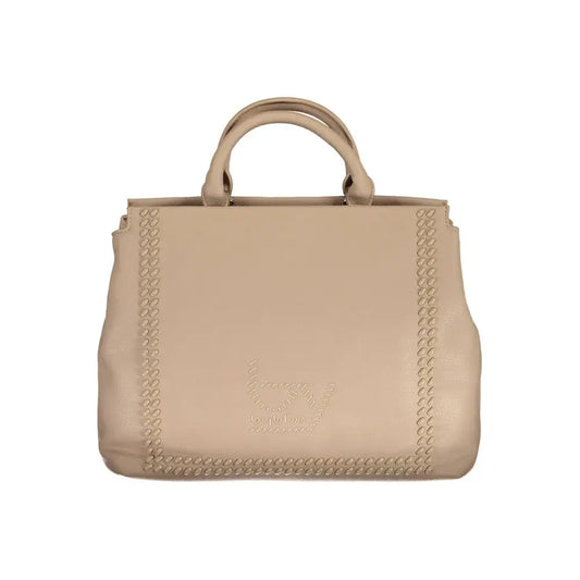 BYBLOS Beige Polyurethane Women Handbag - Håndtasker