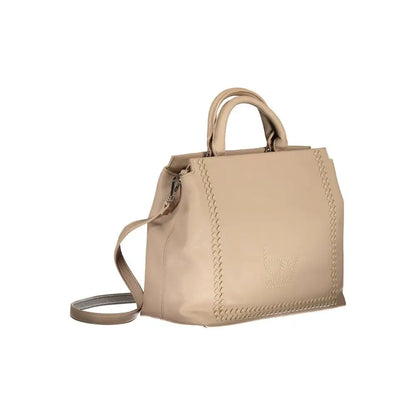 BYBLOS Beige Polyurethane Women Handbag - Håndtasker