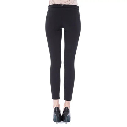 BYBLOS Black Polyester Women Skinny Pant