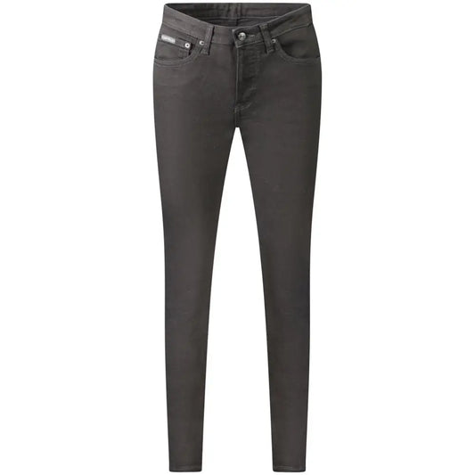 Calvin Klein Black Cotton Jeans Denim - Jeans