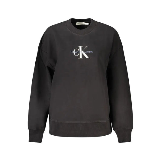 Calvin Klein Black Cotton Women Sweater - Sweaters