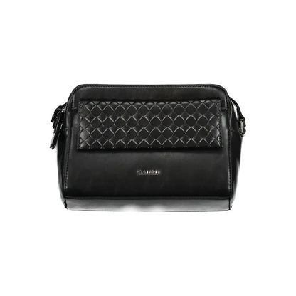 Calvin Klein Black Polyester Handbag - Håndtasker