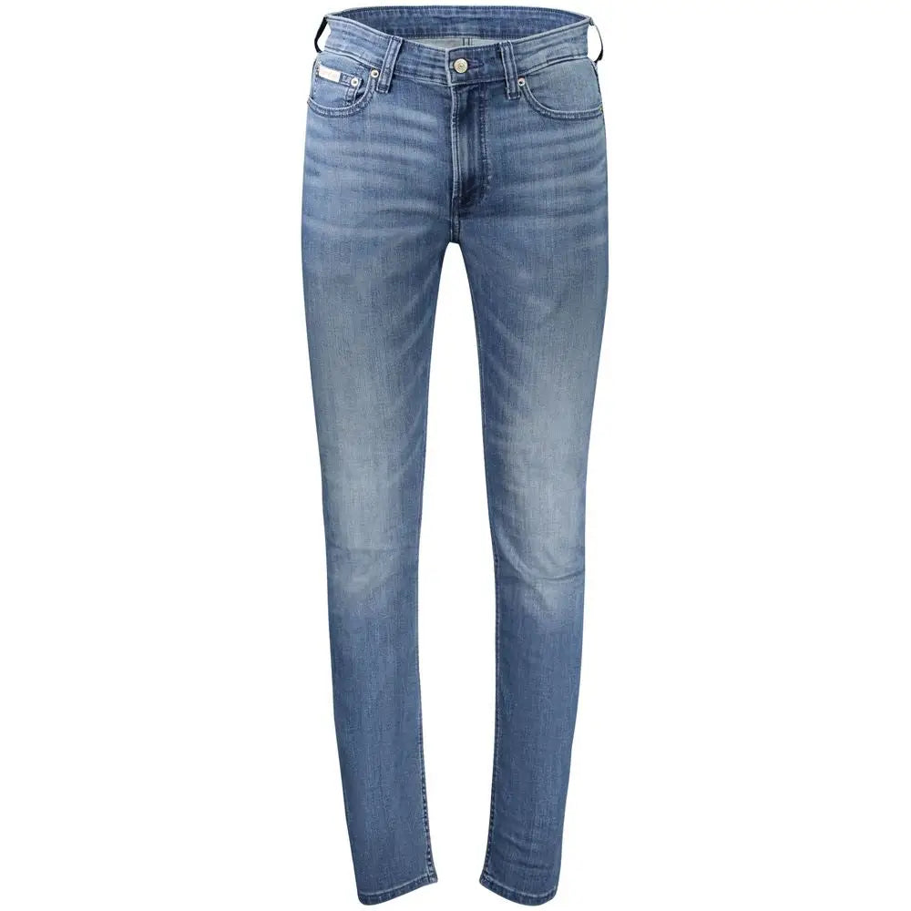 Calvin Klein blue slim fit jeans med subtil fading